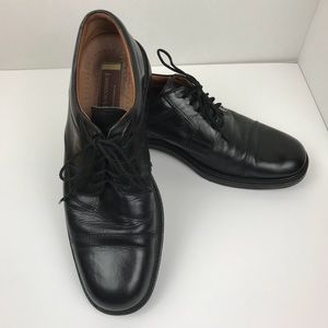Johnston & Murphy Dress Shoes Sz 9M Black Leather